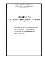 Giáo án môn Kỹ thuật chụp ảnh và xử lí ảnh trình độ trung cấp