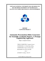Luận văn automatic presentation slides generator for scientific academic papers  a prompt engineering approach