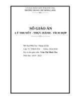 Giáo án mạng môn Mạng xã hội học trình độ trung cấp