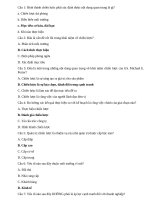 Ôn thi trắc nghiệm môn quản trị chiến lược trường Đại học Trà Vinh (có đáp án)