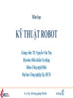 Bài giảng - Kỹ thuật Robot - TS. Nguyễn Văn Thọ