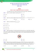50 Đề thi thử lớp 10 môn toán bắc giang