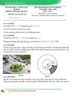 Đề thi thử vào lớp 10 hồ chí minh 2024 - 2025