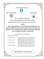 HUB - ĐỀ TÀI NGHIÊN CỨU KHOA HỌC THAM GIA HỘI THI KHOA HỌC SINH VIÊN TOÀN QUỐC “OLYMPIC KINH TẾ LƯỢNG VÀ ỨNG DỤNG” LẦN THỨ X, 2025 - QUẢN TRỊ LỢI NHUẬN VÀ GIÁ TRỊ DOANH NGHIỆP TẠI CÁC DOANH NGHIỆP XÂY DỰNG VÀ VẬT LIỆU XÂY DỰNG VIỆT NAM TRƯỚC VÀ SAU COVID-