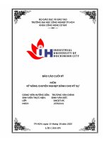 IUH - BÁO CÁO CUỐI KỲ KỸ NĂNG CHUYÊN NGHIỆP DÀNH CHO KỸ SƯ - Cải tiến máy bay xịt thuốc cho nông dân ở tỉnh An Giang