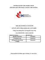 IUH - Tiểu luận MÔI TRƯỜNG VÀ CON NGƯỜI - CHẤT LƯỢNG KHÔNG KHÍ VÀ SỨC KHỎE