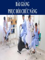 Bài Giảng - Phục Hồi Chức Năng ( combo full slides )