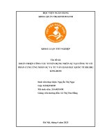 Khóa luận tốt nghiệp Quản trị kinh doanh: Hoàn thiện công tác tuyển dụng nhân sự của Công ty cổ phần tư vấn giáo dục HR Big Kingdom