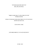 Đề tài nghiên cứu khoa học cấp Cơ sở: Rủi ro an ninh mạng trong hoạt động của các ngân hàng thương mại Việt Nam
