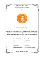 Khóa luận tốt nghiệp Quản trị kinh doanh: Tác động của quảng cáo đến hành vi mua hàng và lòng trung thành thương hiệu trong ngành tự động hóa tại Hà Nội. Vai trò điều tiết của chất lượng cảm nhận