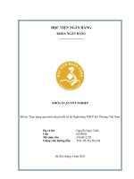 Khóa luận tốt nghiệp Ngân hàng: Thực trạng quá trình chuyển đổi số tại Ngân hàng TMCP Kỹ thương Việt Nam