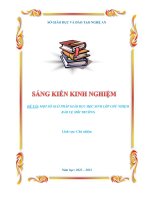 “Một số giải pháp giáo dục học sinh lớp chủ nhiệm bảo vệ môi trường