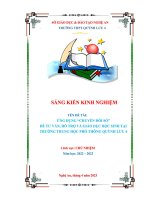 Ứng dụng “chuyển Đổi số” Để tư vấn, hỗ trợ và giáo dục học sinh