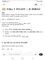 Giải chi tiết bài tập cơ khí