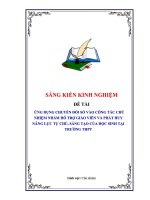 Ứng dụng chuyển Đổi số vào công tác chủ nhiệm nhằm hỗ trợ giáo viên và phát huy năng lực tự chủ, sáng tạo của học sinh