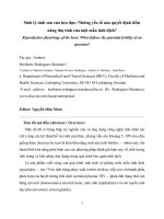 Reproductive physiology of the boar sinh lý sinh sản của heo đực