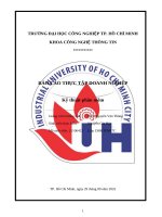 IUH - BÁO CÁO THỰC TẬP DOANH NGHIỆP - Kỹ thuật phần mềm - Công ty TNHH TADA LABS