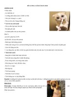 ĐỀ CƯƠNG CUỐI KỲ HOÁ SINH