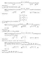 Biểu thức tọa Độ của các phép toán vectơ