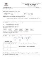 Bộ 9 Đề Ôn tập giữa hk1 môn toán cambridge lớp 4 hệ chuẩn vinschool (kèm đáp án)