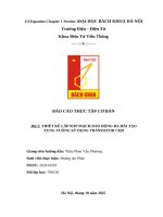 Bài 2 thiết kế lắp ráp mạch dao Động Đa hài tạo xung vuông sử dụng transistor c828