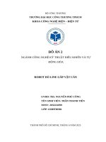 Đồ Án 2 robot dò line gắp vật cản