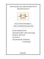 Báo cáo thực tập nghiệp vụ 2 công ty tnhh hoàn mỹ quảng ninh