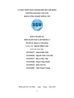 Báo cáo Đồ Án môn ngôn ngữ lập trình c# tên Đề tài quản lý thư quán