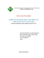 Nghiên cứu hệ thống treo và hệ thống lái trên xe kia venga 1 4tci u2 2016