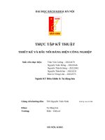 Thực tập kỹ thuật thiết kế và Đấu nối bảng Điện công nghiệp