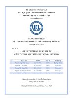 Lập và thẩm Định dự Án Đầu tư công ty tnhh nội thất sang trọng  luxwood