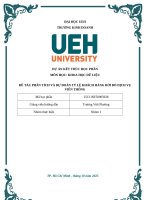 Đề tài phân tích và dự Đoán tỷ lệ khách hàng rời bỏ dịch vụ viễn thông