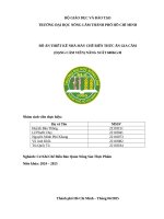 Đồ Án thiết kế nhà máy chế biến thức Ăn gia cầm (dạng cám viên) năng suất 600kgh