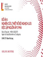 Đồ Án i nghiên cứu, thiết kế bộ nghịch lưu Độc lập nguồn Áp 3 pha