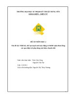 Đề tài thiết kế, chế tạo mạch mở máy Động cơ kđb 3 pha roto lồng sóc qua Điện trở phụ dùng nút bấm chuyển Đổi