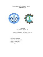 Thuyết minh Đồ Án môn học chi tiết máy thiết kế hệ thống dẫn Động băng tải