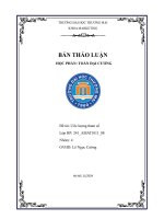 Đề tài Ước lượng tham số