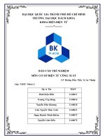 Báo cáo thí nghiệm môn cơ sở Điện tử công suất