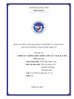 Đề tài chỉnh lưu không Điều khiển cho các tải r, r l nối tiếp, r l udc