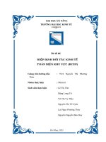 Đề tài hiệp Định Đối tác kinh tế toàn diện khu vực (rcep)