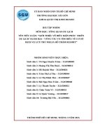 Giới thiệu về Điều kiện phát triển du lịch tại bà rịa – vũng tàu và tìm hiểu về cơ sở dịch vụ lưu trú melia hồ tràm resort