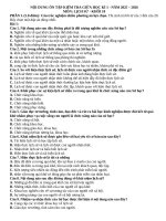 Lịch sử 10 - NỘI DUNG ÔN TẬP KIỂM TRA GIỮA HỌC KÌ 1