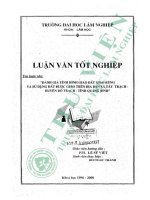 Đánh giá tình hình giao Đất giao rừng và sử dụng Đất Được giao trên Địa bàn xã tây trạch   huyện bố trạch   tỉnh quảng bình
