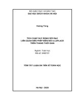  Tóm Tắt TÍCH CHẬP SUY RỘNG RỜI RẠC LIÊN QUAN ĐẾN PHÉP BIẾN ĐÔI h-LAPLACE TRÊN THANG THỜI GIAN