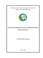Xây dựng website quản lý kho hàng hóa bằng laravel