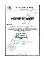 Đánh giá sinh trưởng của một số loài cây gỗ trồng tại trung tâm khoa học sản xuất lâm nghiệp Đông bắc bộ   Đại lải   vĩnh phúc làm cơ sở cho công tác chọn loại cây trồng của khu vực