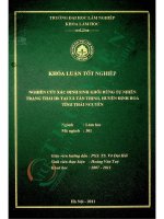 Nghiên cứu xác Định sinh khối rừng tự nhiên trạng thái iib tại xã tân thịnh, huyện Định hoá, tỉnh thái nguyên