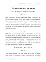 Description of travelling places