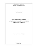 TÍCH CHẬP SUY RỘNG RỜI RẠC LIÊN QUAN ĐẾN PHÉP BIẾN ĐÔI h-LAPLACE TRÊN THANG THỜI GIAN