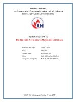 IUH - LUẬT DÂN SỰ - Tài sản và Quyền đối với tài sản